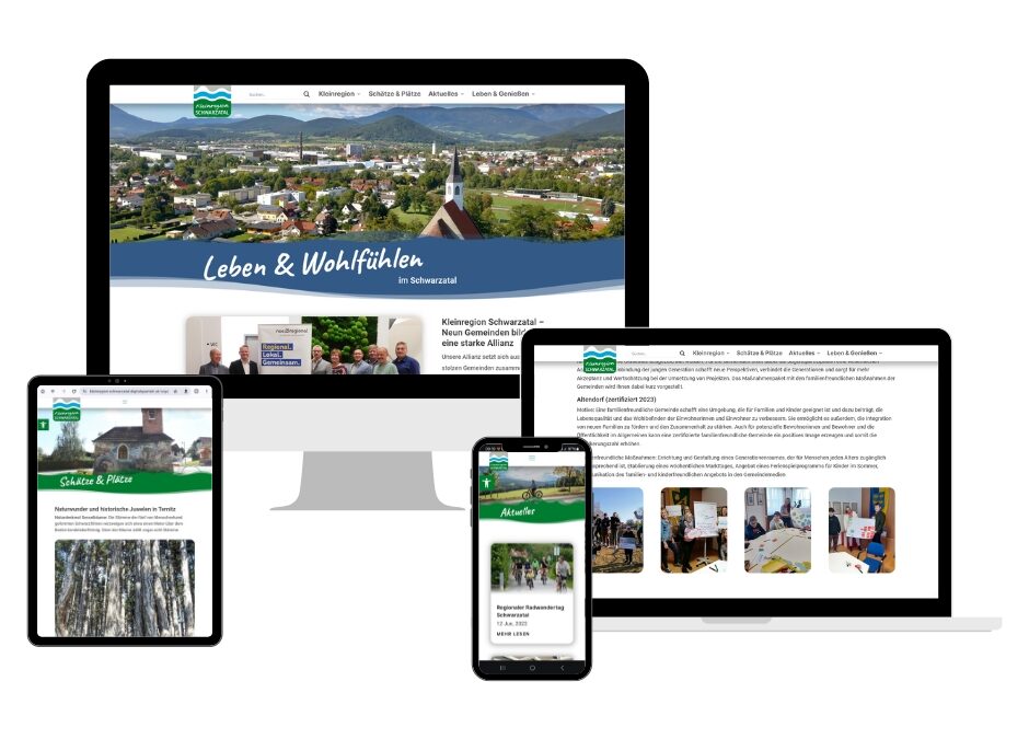 Website Relaunch – Kleinregion Schwarzatal