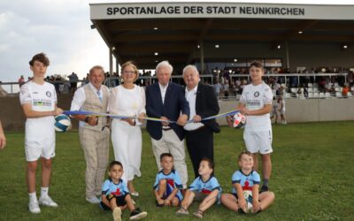 Neunkirchen – Neues Tribünengebäude für städtische Sportanlage